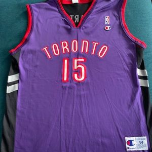 Vince Carter Toronto Raptors NBA Champion #15 Size Large